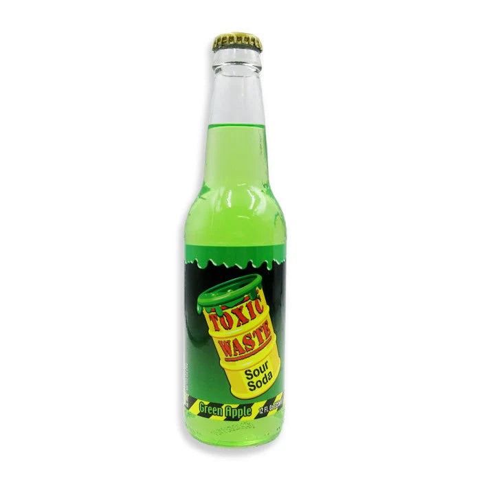 Toxic Waste Green Apple Sour Soda