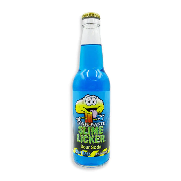 Toxic Waste Slime Licker Blue Razz Sour Soda