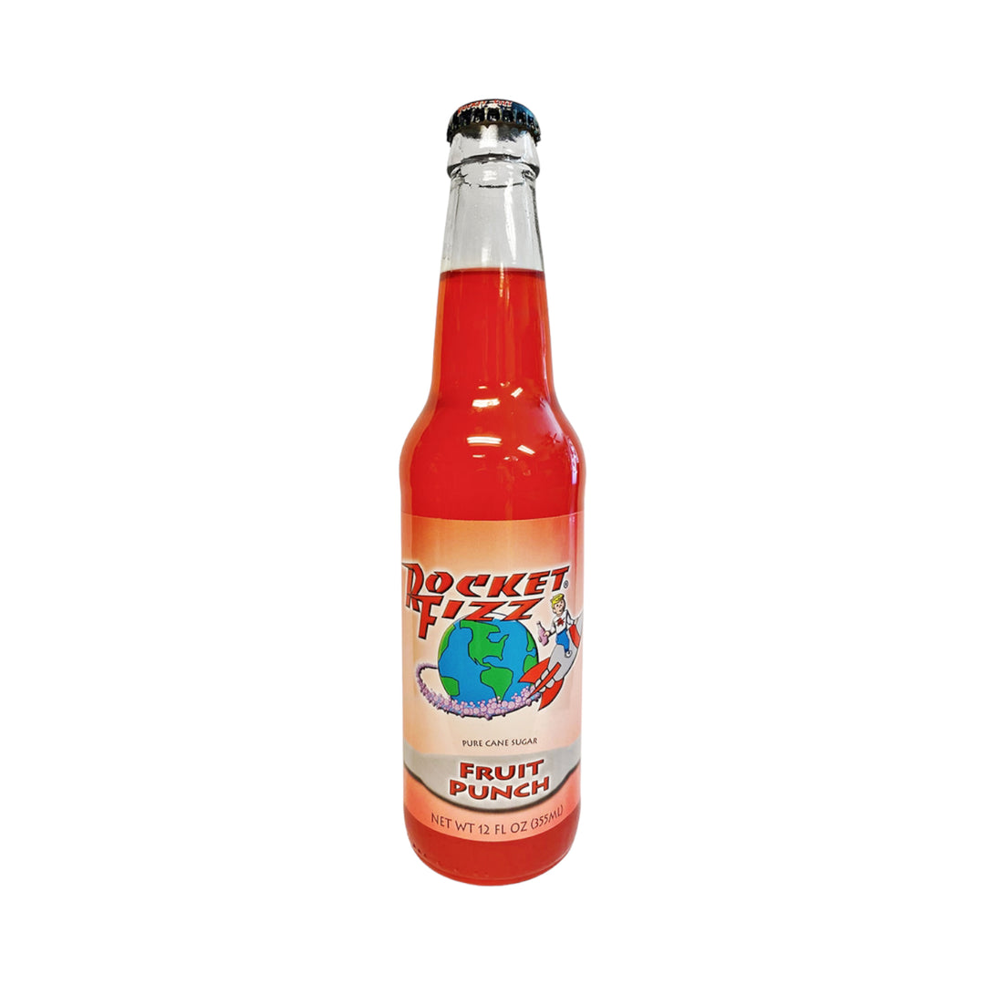 Rocket Fizz Soda Fruit Punch 355ml