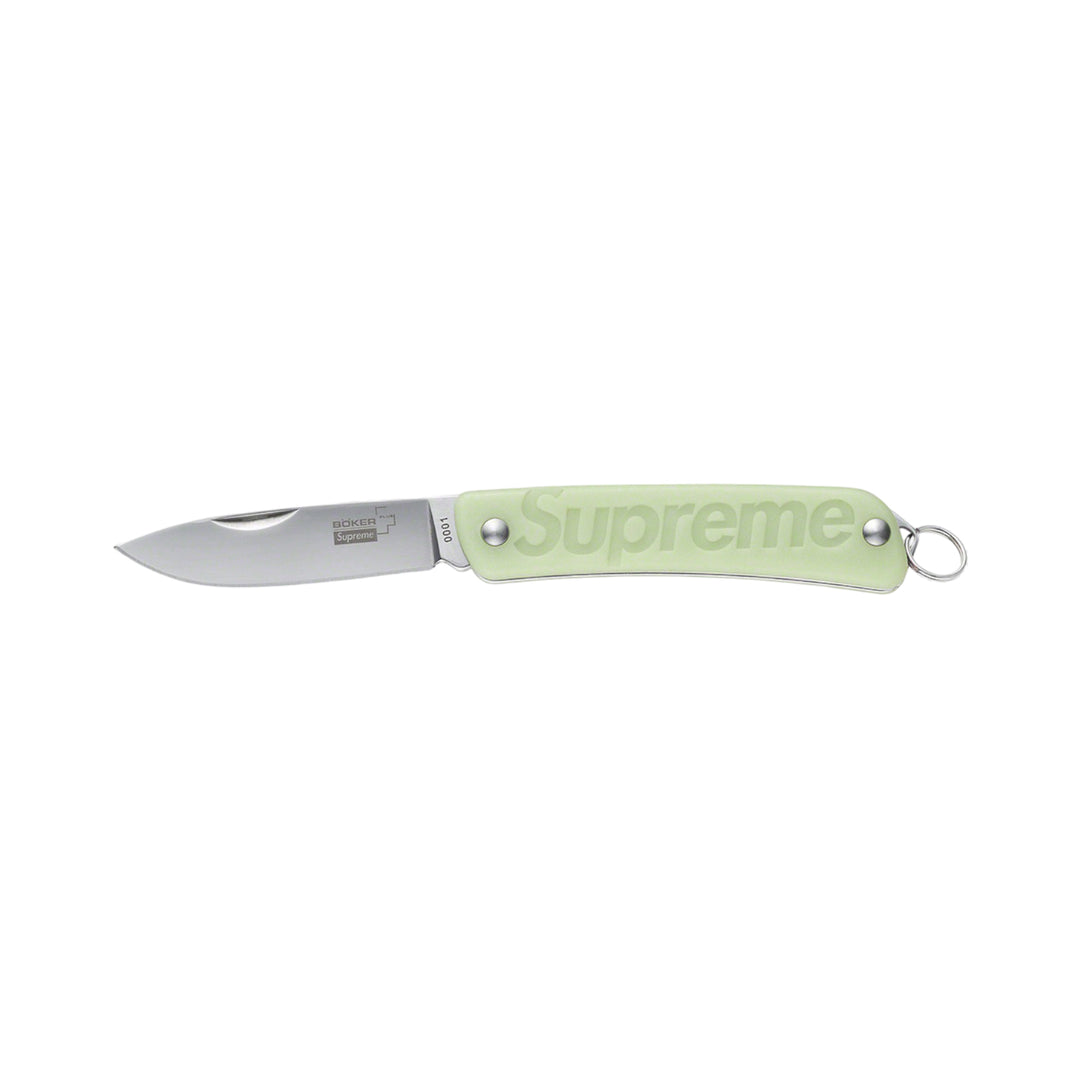 SUPREME X BOKER GLOW-IN-THE-DARK KEYCHAIN FW22