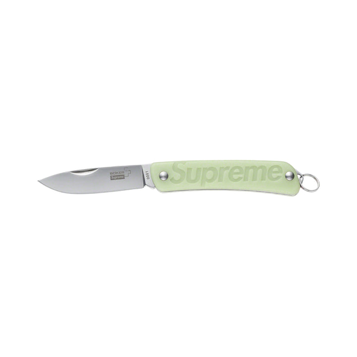 SUPREME X BOKER GLOW-IN-THE-DARK KEYCHAIN FW22