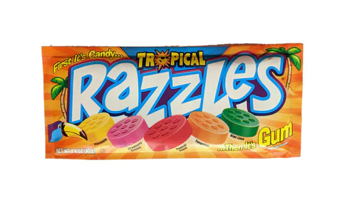 RAZZLES TROPICAL FLAVOURS 1.4 OZ