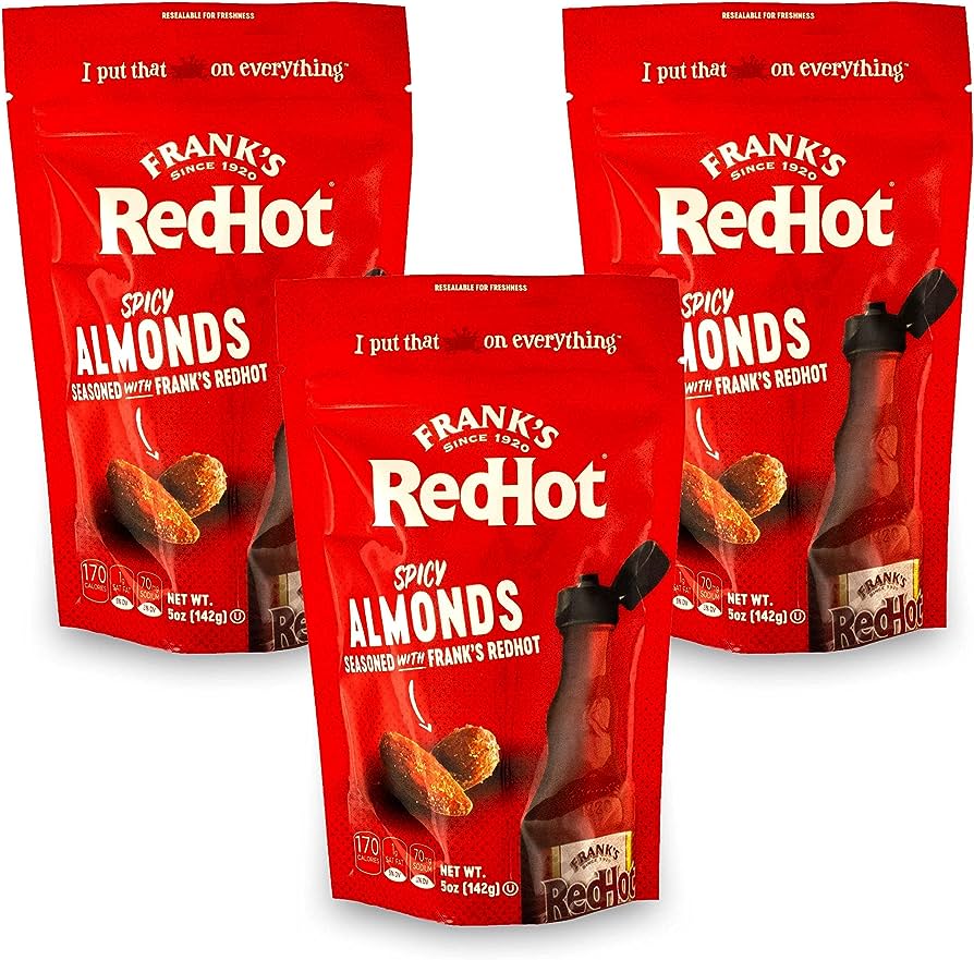 Franks hot Sauce Almonds sub