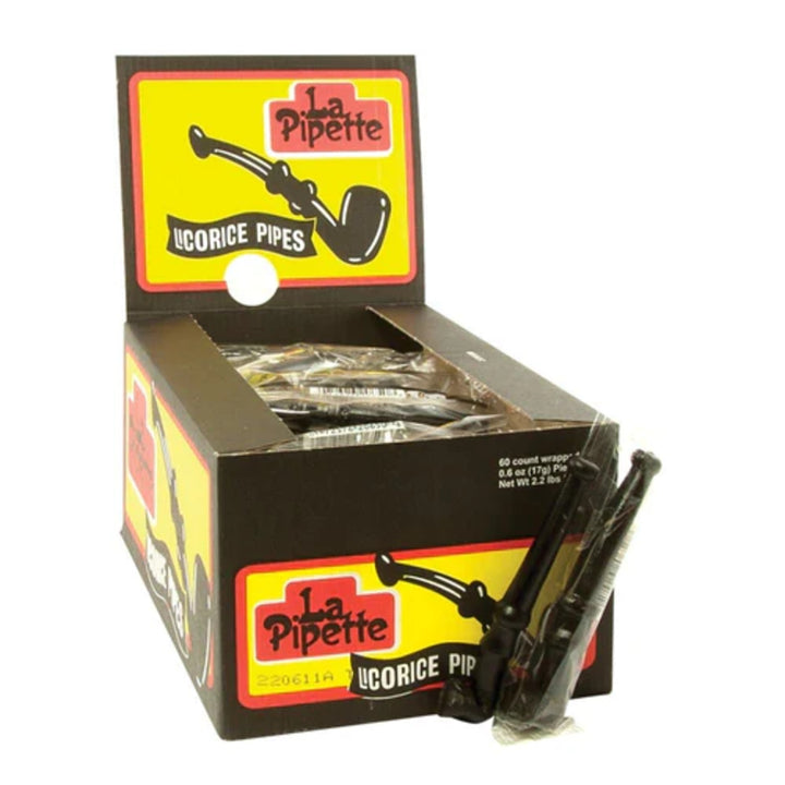 LA PIPETTE CANDY PIPES BLACK LICORICE