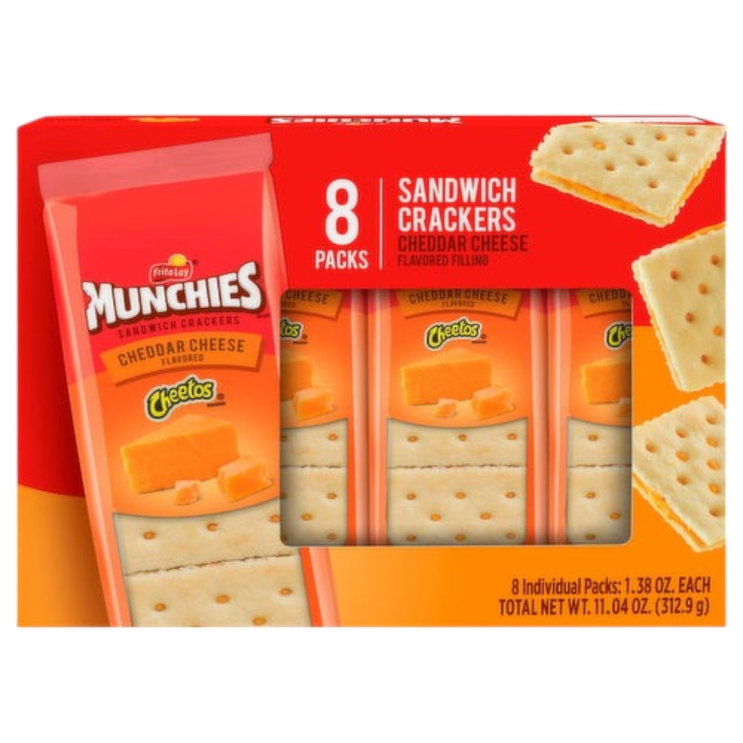 Munchies Cheddar Cracker 8 Pack