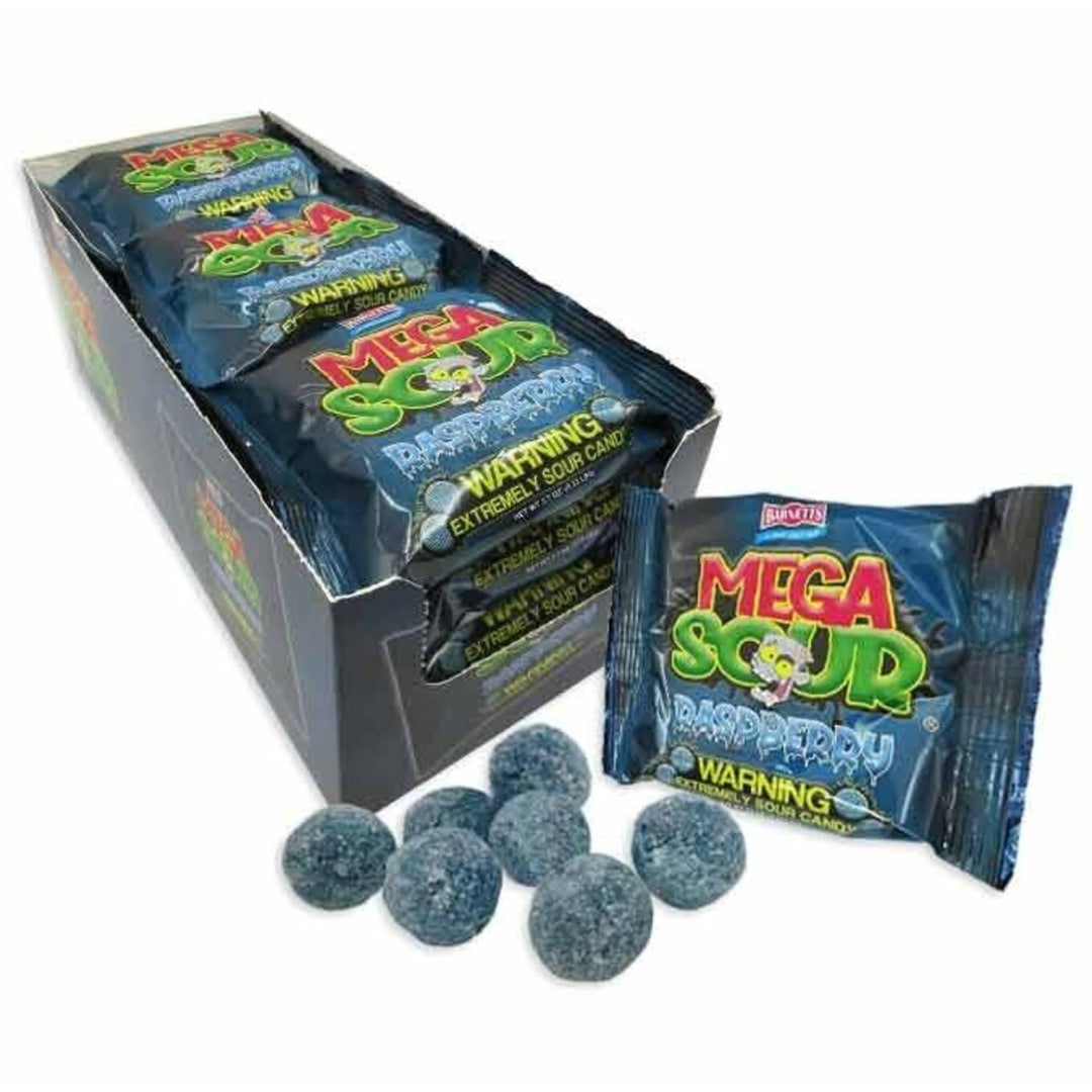 Barnett's Mega Sours - Blueraspberry
