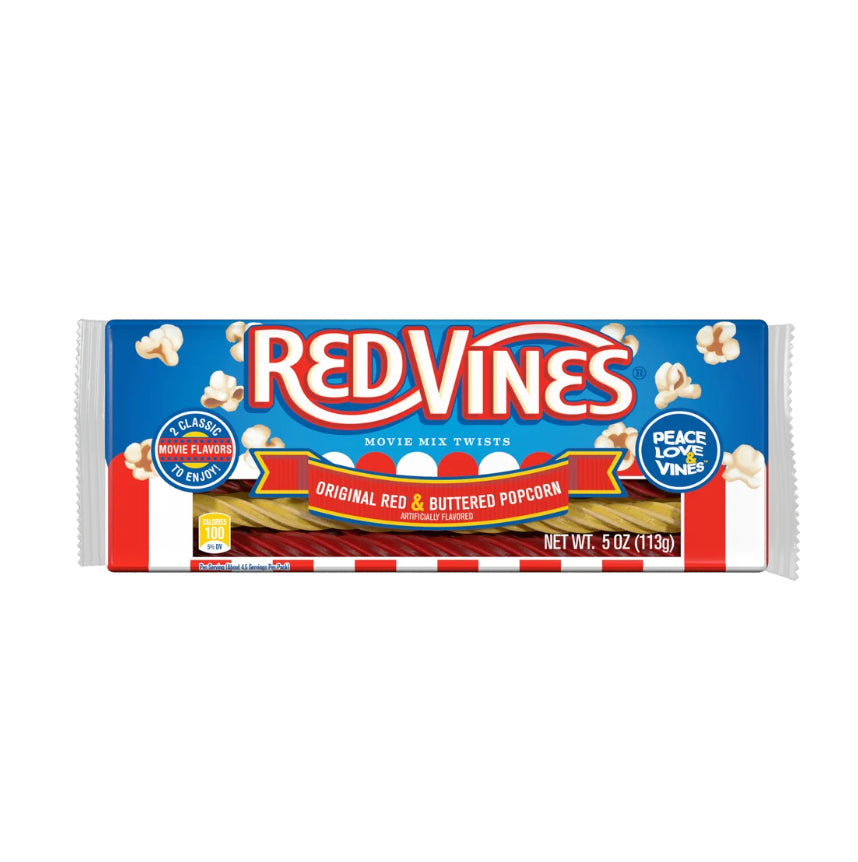 Red Vines Original Red And Buttered Popcorn