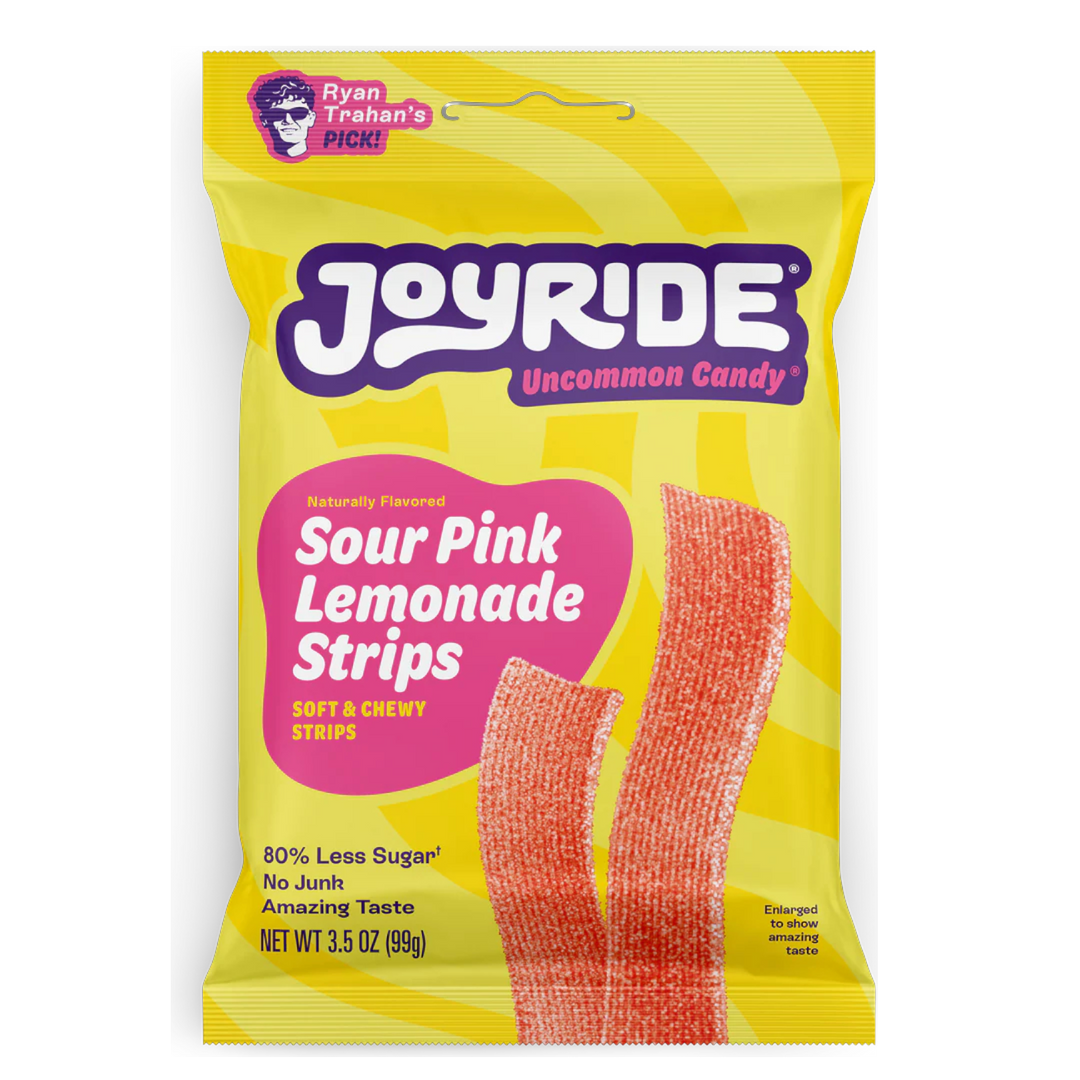 JoyRide Pink Lemonade Sour strips