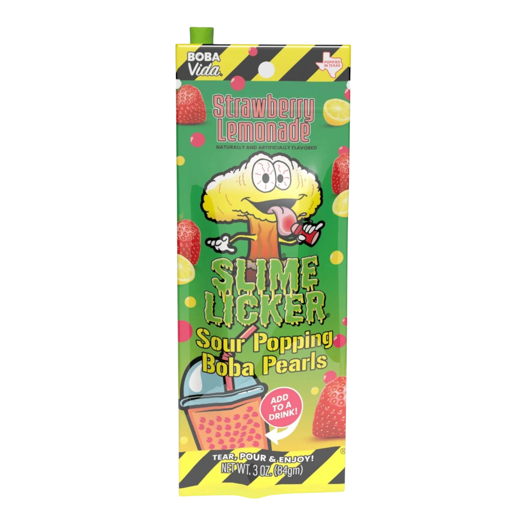 slime Licker Popping Boba Pearls- Strawberry Lemonade