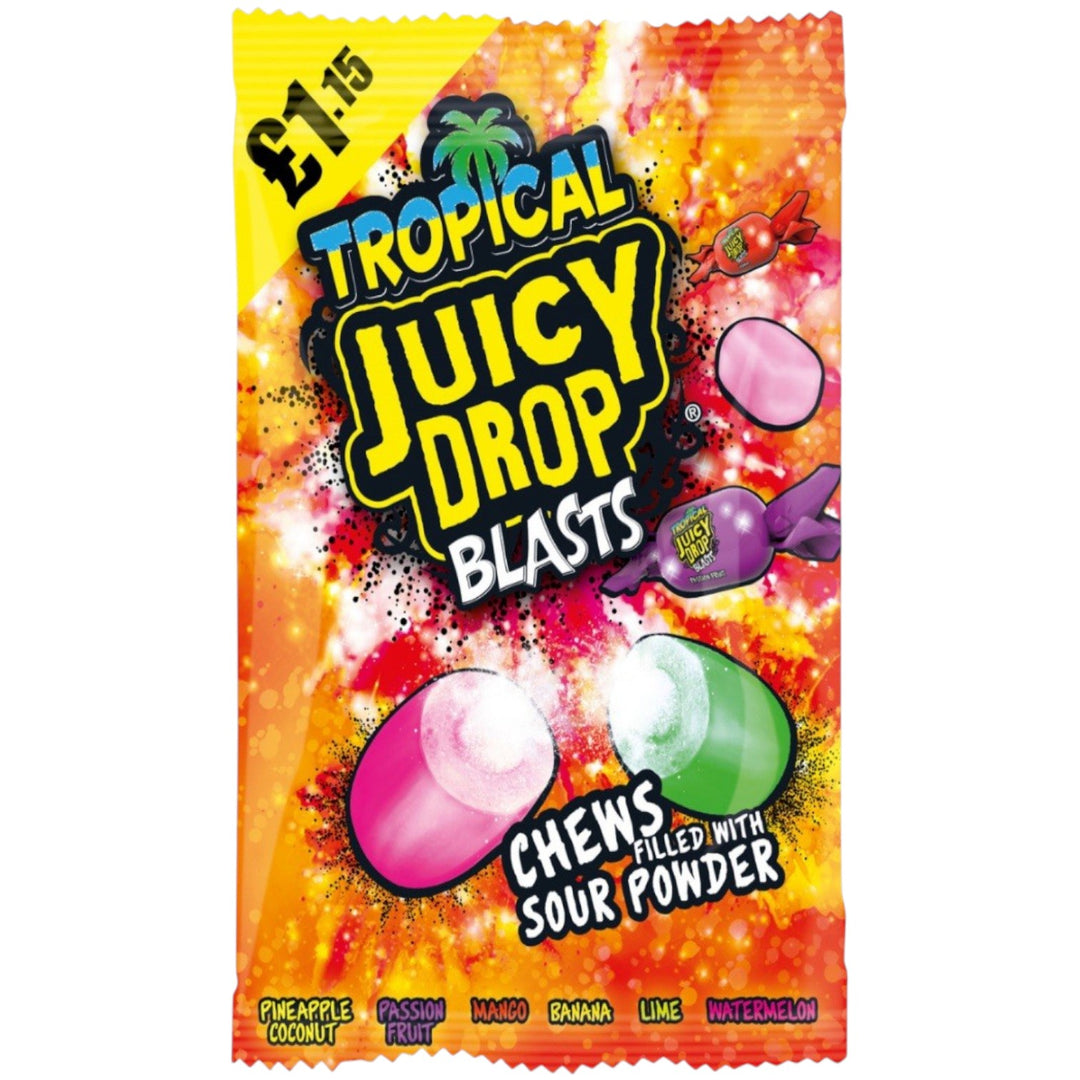 Bazooka Juicy Drop Blasts Tropical