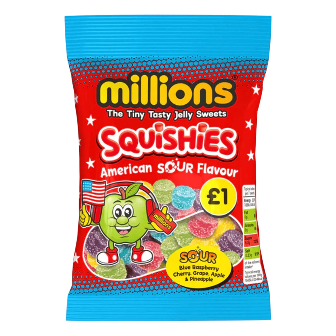 Millions Squishies American Sour 100g