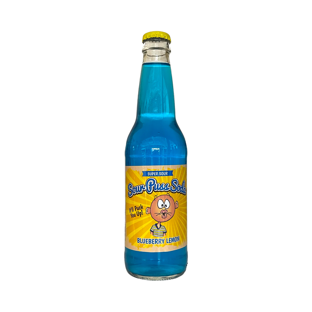 Averys - Sour Puss Soda Blueberry Lemon Super Sour (USA)