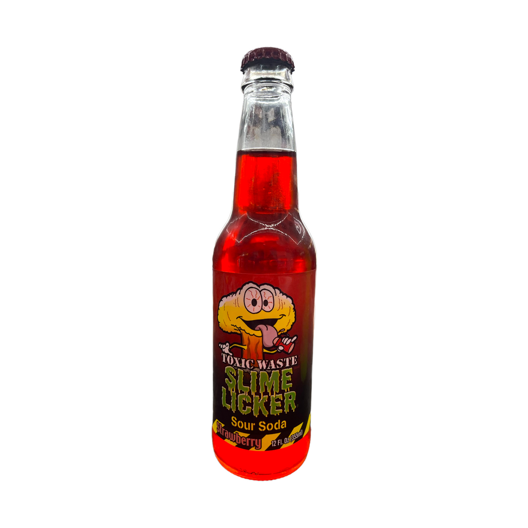 Toxic Waste Slime Licker Strawberry Sour Soda