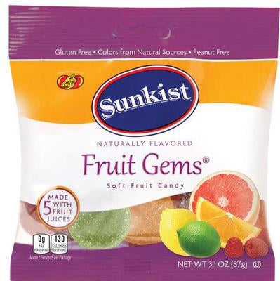 JELLY BELLY SUNKIST FRUIT GEMS JELLY BEANS 3.5 OZ