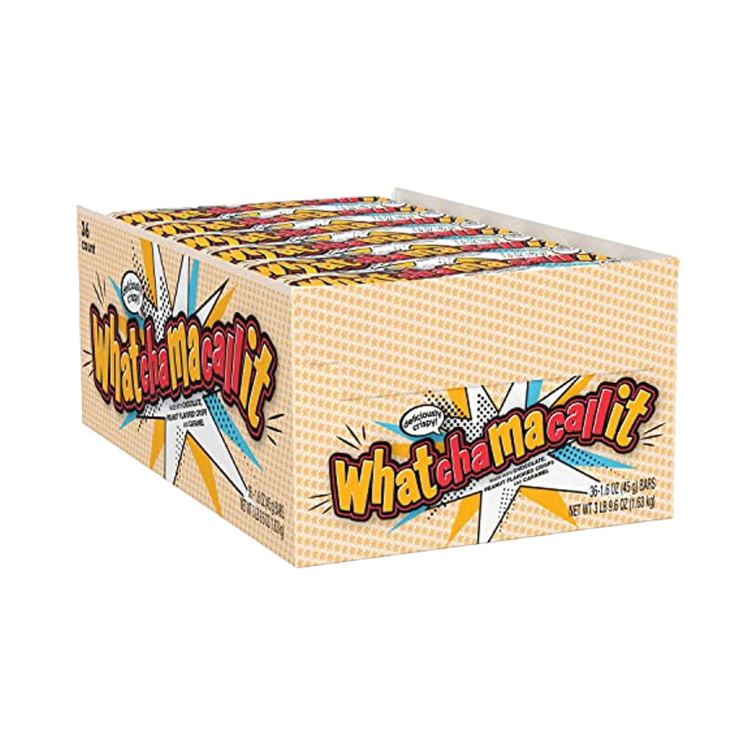 WhatchaMacallit - Chocolate Peanut Crisp & Caramel 45g Case of 36