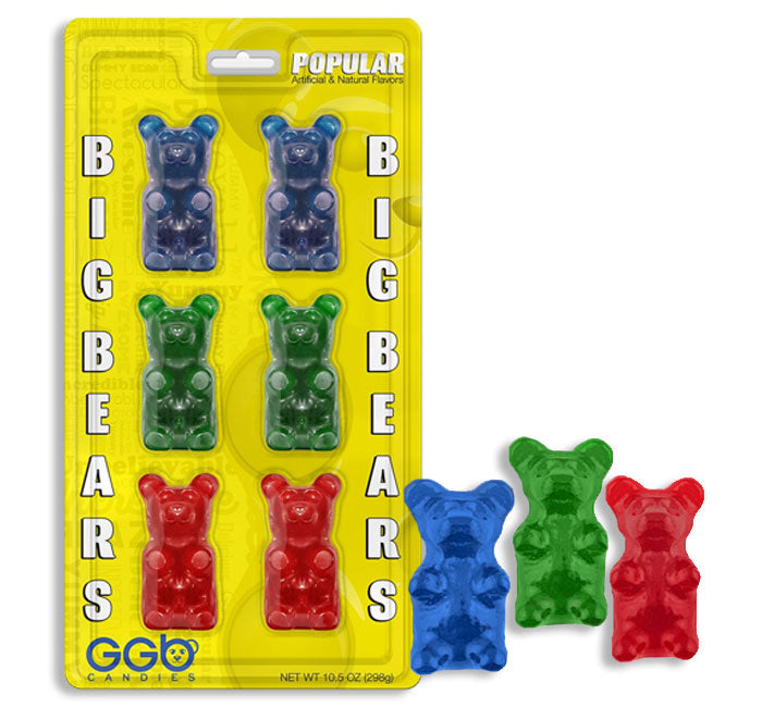 BIG Gummy Bears 6 Pack