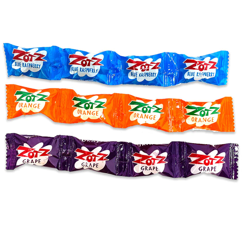 Zotz String Blue Raspberry, Orange, Grape 7oz