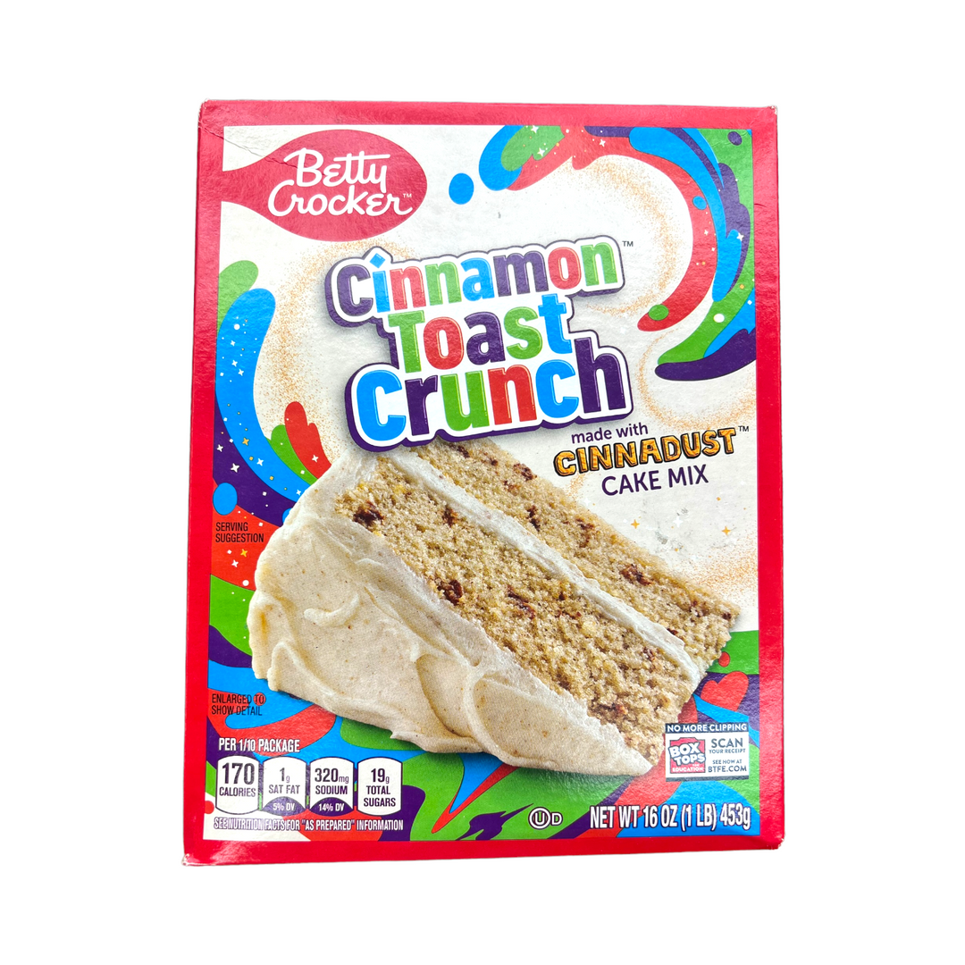 Cinnamon Toast Crunch Cinnadust cake mix