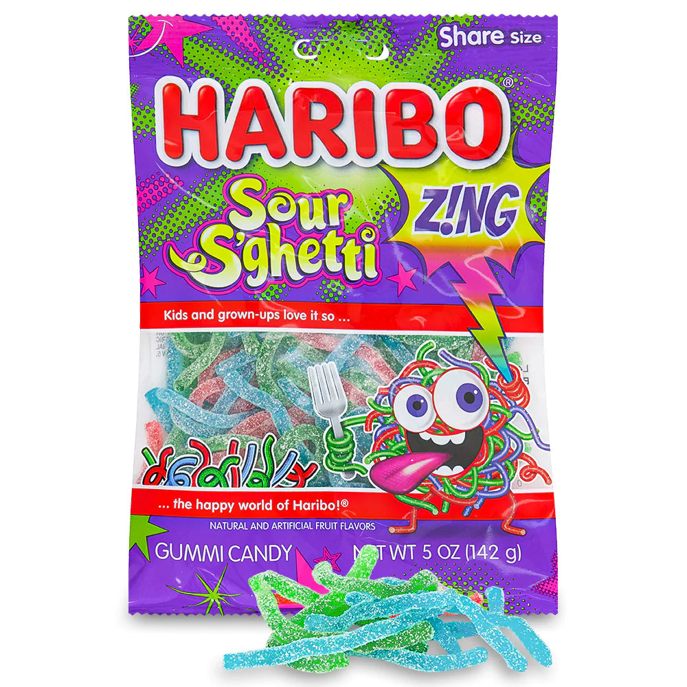Haribo sour sghetti 5oz
