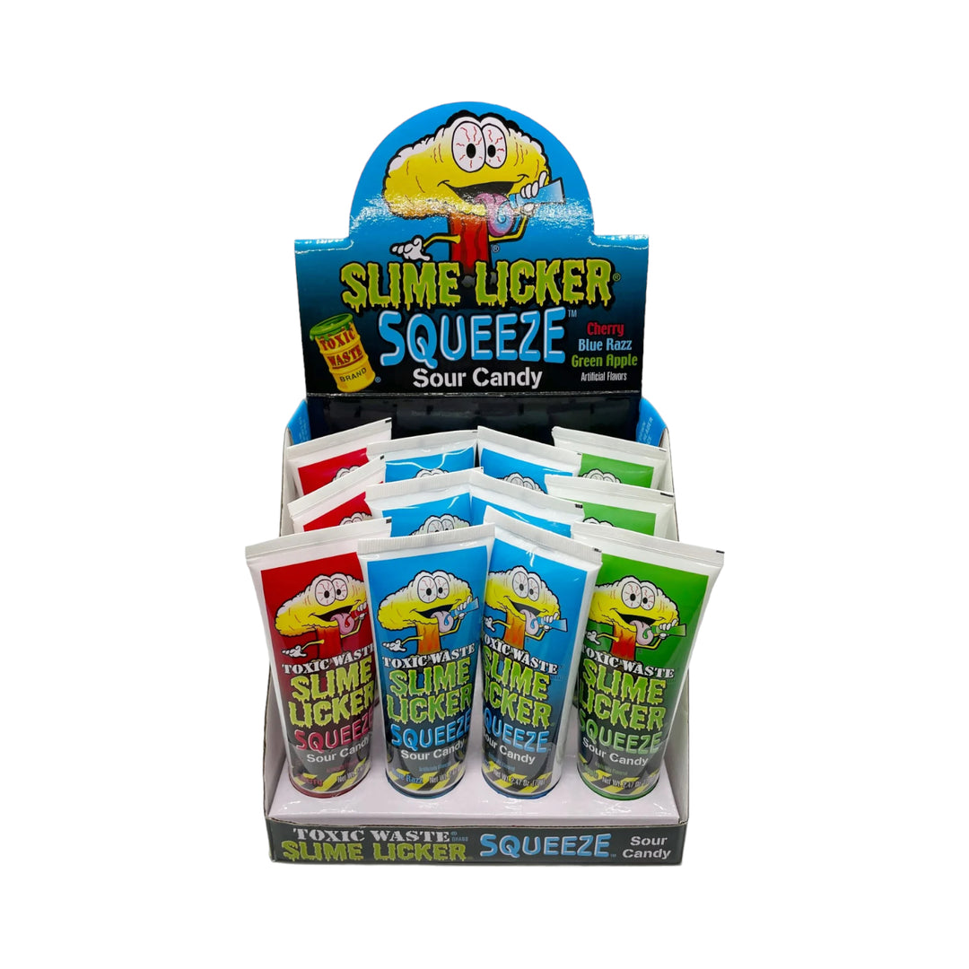 Toxic Waste Slime Licker Sour Squeeze Candy 70g Case Of 12