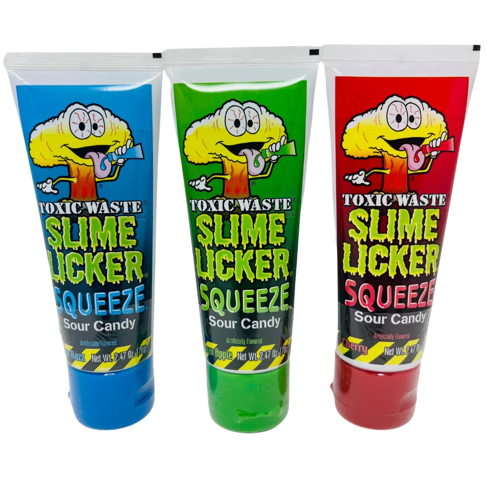 Toxic Waste Slime Licker Sour Squeeze Candy