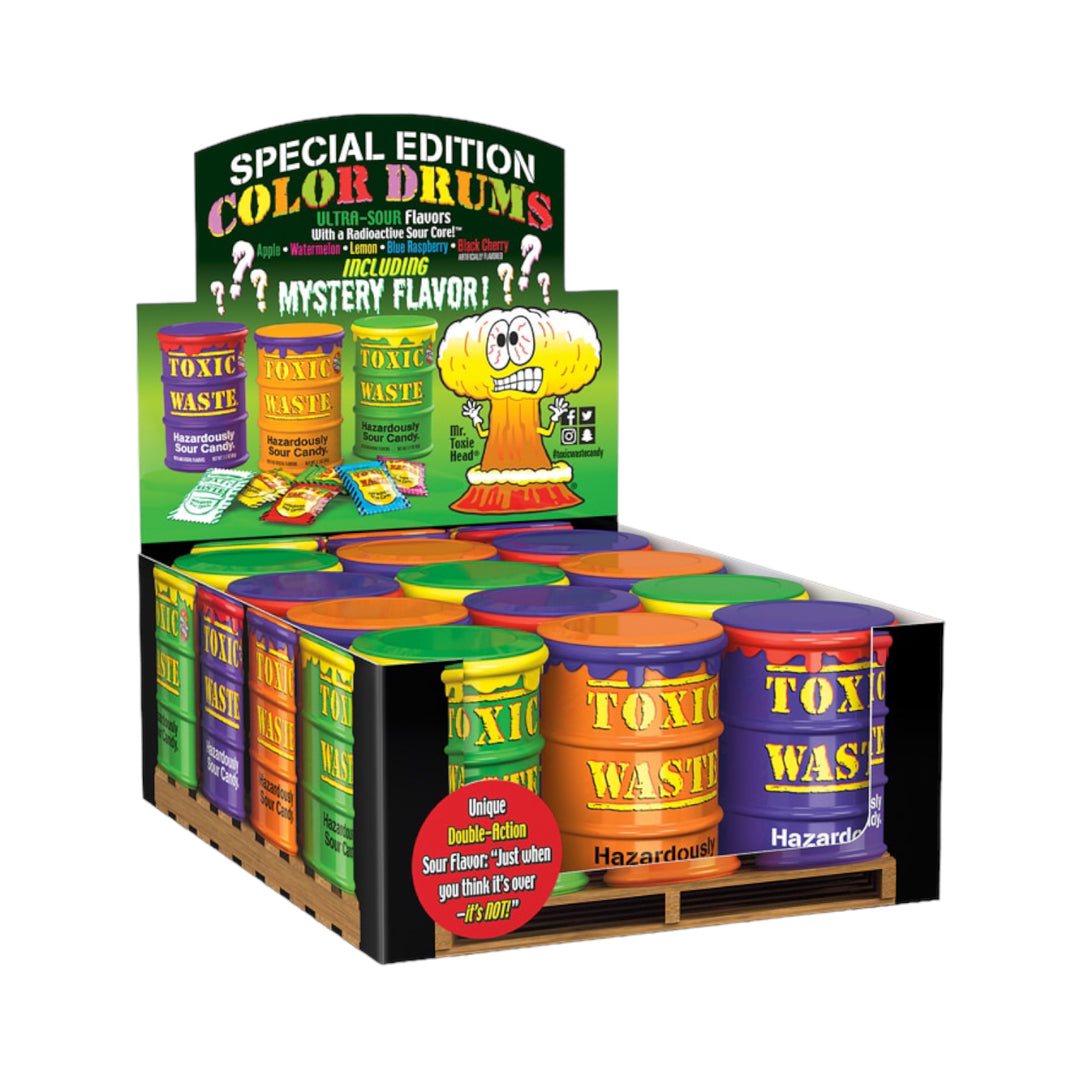 Toxic Waste Drum Coloured 48g Case Of 12