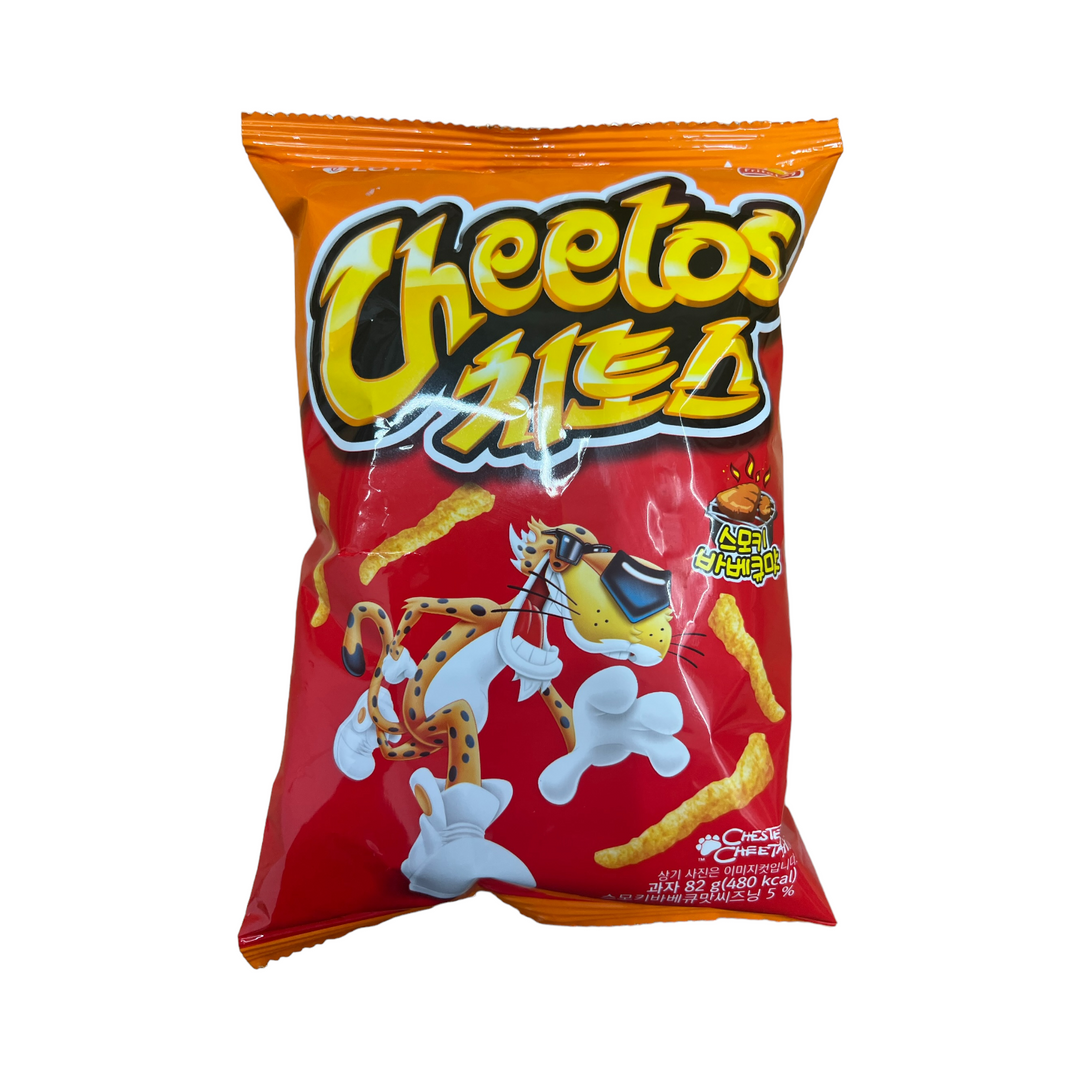 cheetos BBQ flavour Korea