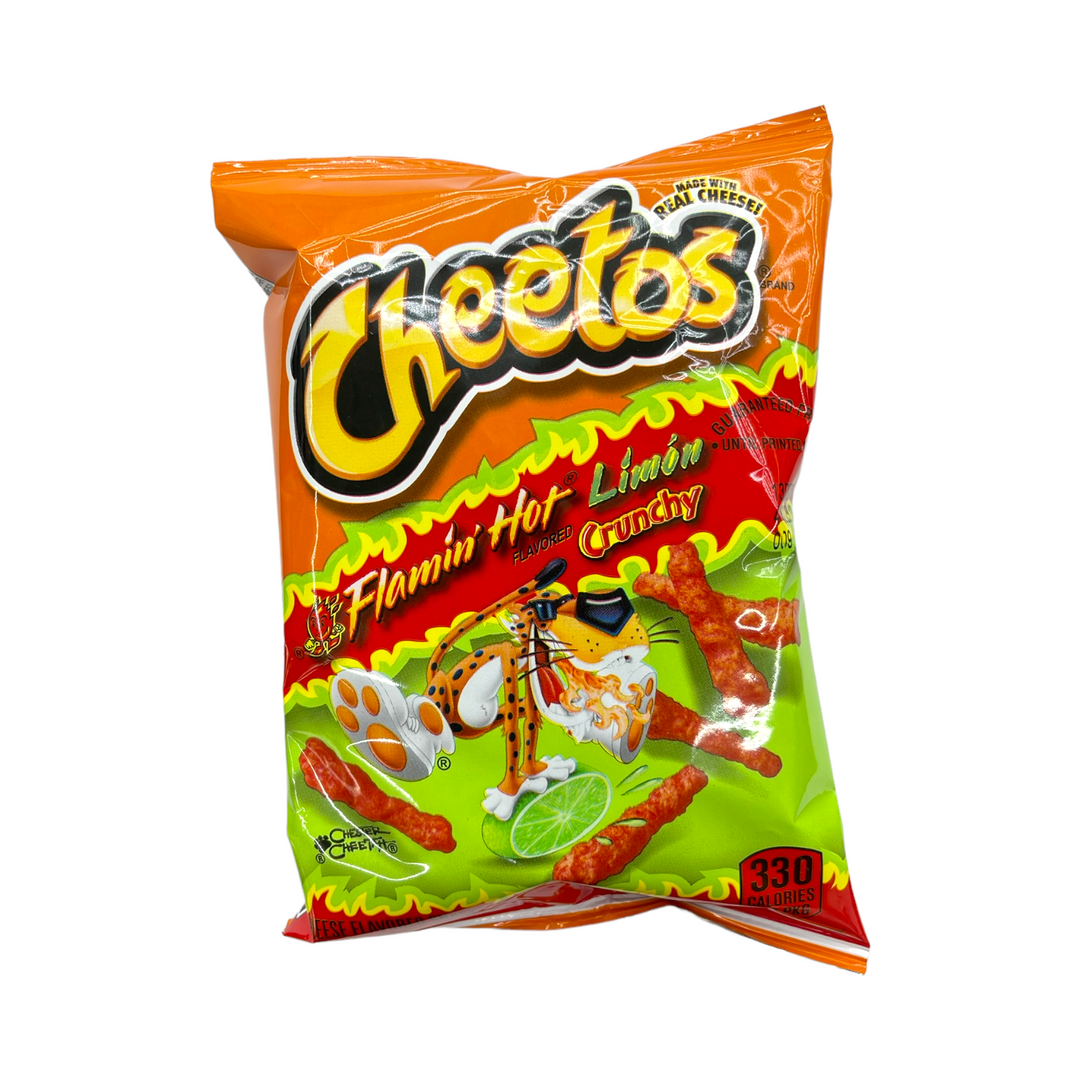 Cheetos Crunchy Flamin Hot Limon 8.5oz
