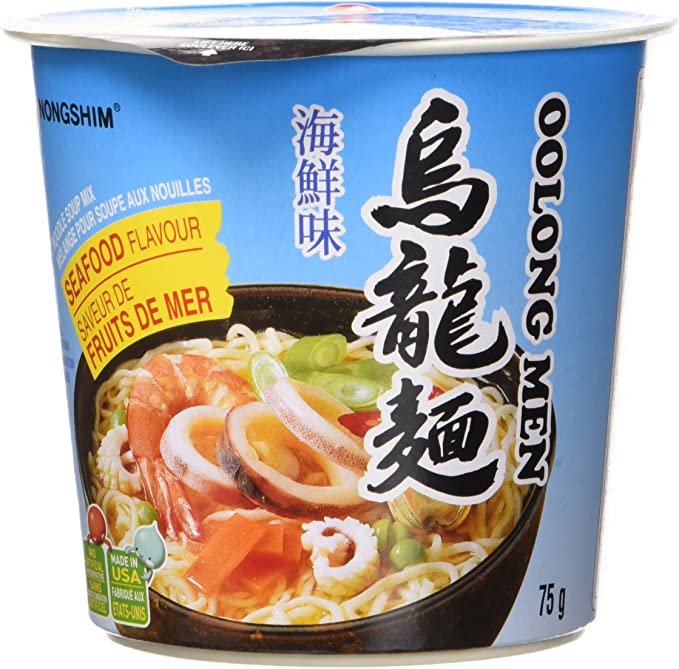 Nongshim Oolongmen Sea Food Noodle Cup 75g