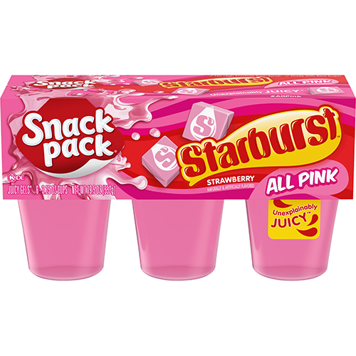 SNACK PACK STARBURST™ ALL PINK STRAWBERRY