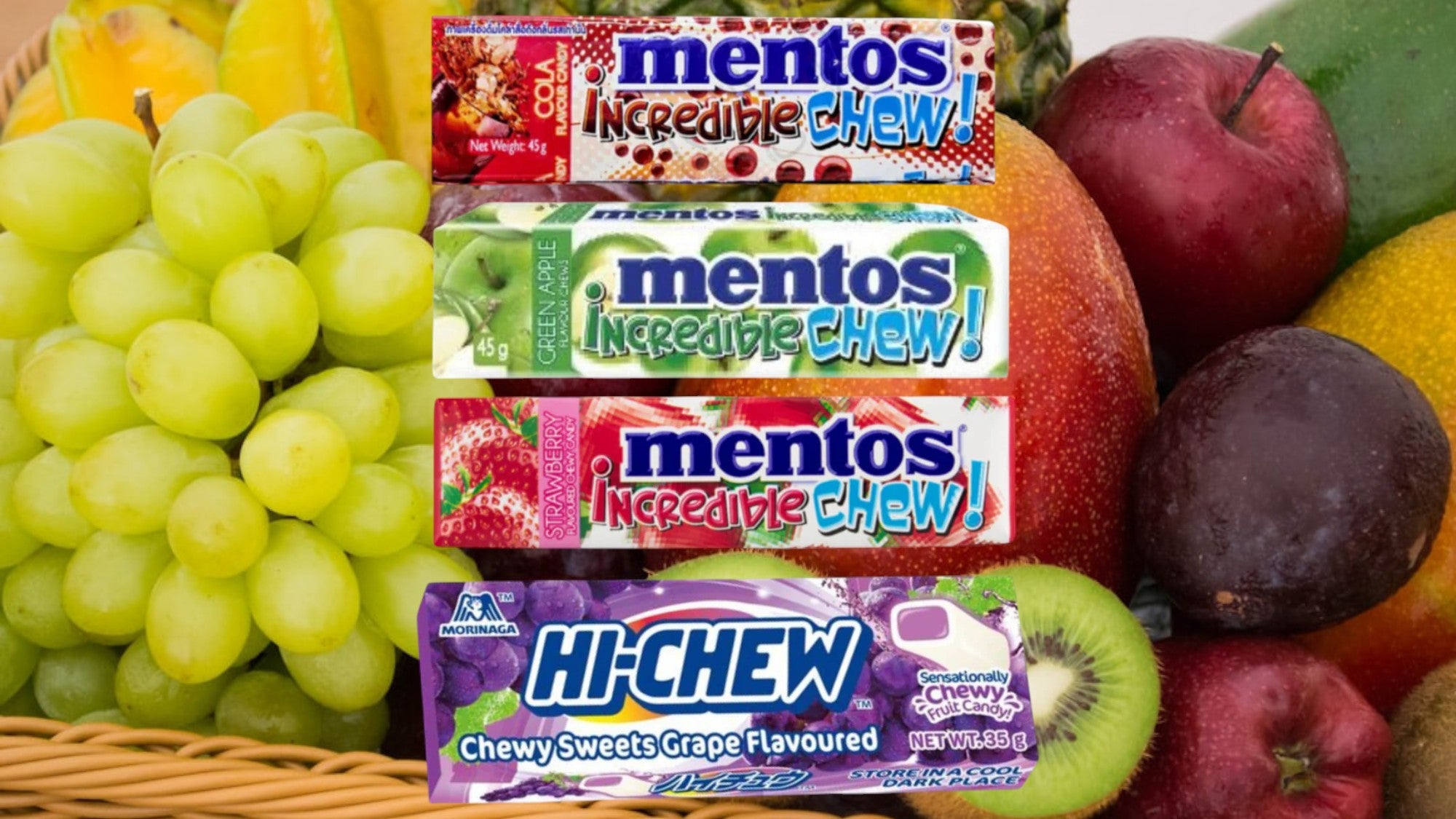 Mentos Chewy Stick – Four Flavours of Fun