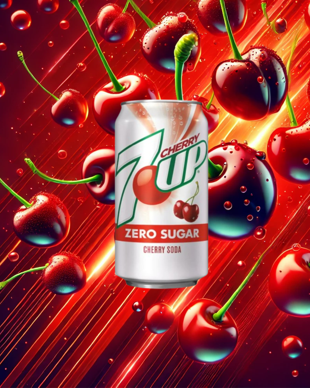 Refreshingly Sweet & Sugar-Free: 7UP Cherry Zero Sugar Now at YEG Exotic!