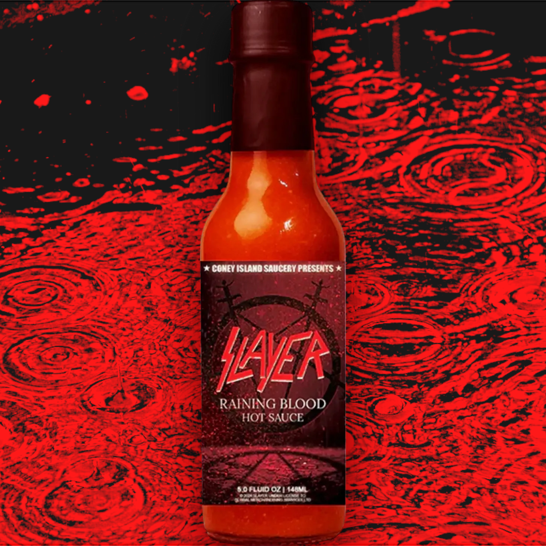 🔥 Slayer “Raining Blood” Hot Sauce Is Here — A Brutal Blast for Heat Seekers