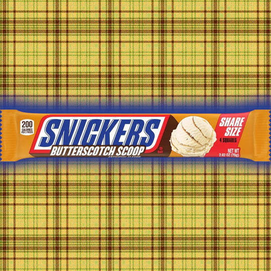 🍬 Snickers Butterscotch Scoop Share Size — Buttery Bliss in Every Bite!