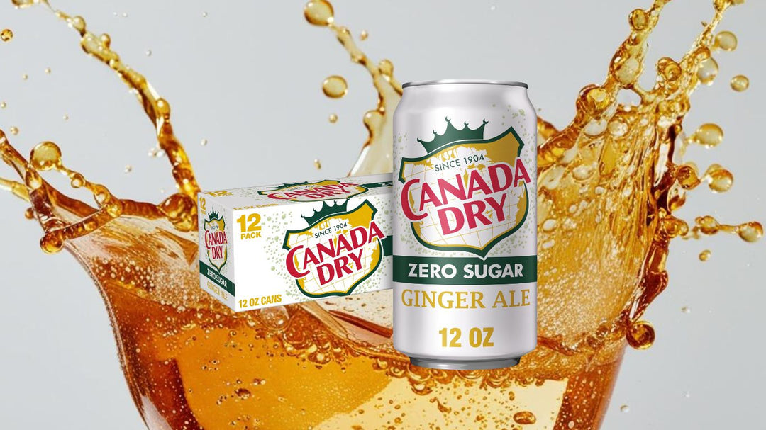 Refresh with Canada Dry Ginger Ale Zero Sugar: Available at YEG Exotic in Edmonton