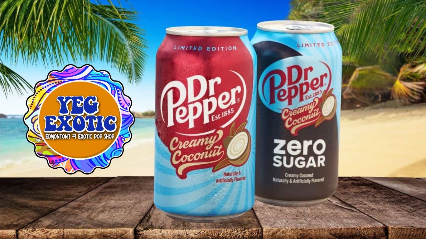 Dr Pepper Creamy Coconut – A Tropical Twist on a Classic at YEG Exotic!