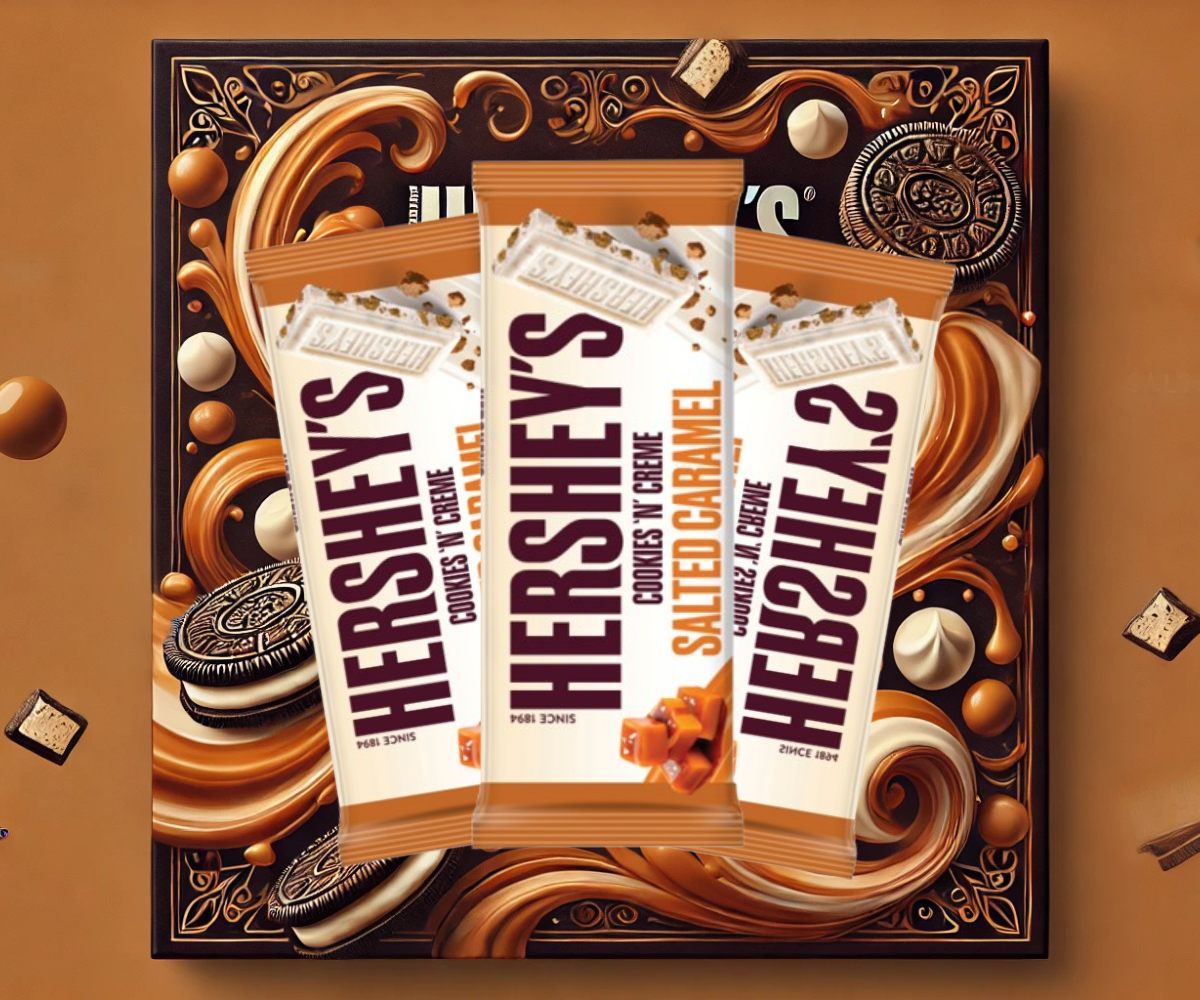 Indulge in Decadence: Hershey's Cookies & Cream Salted Caramel (UK) at YEG Exotic