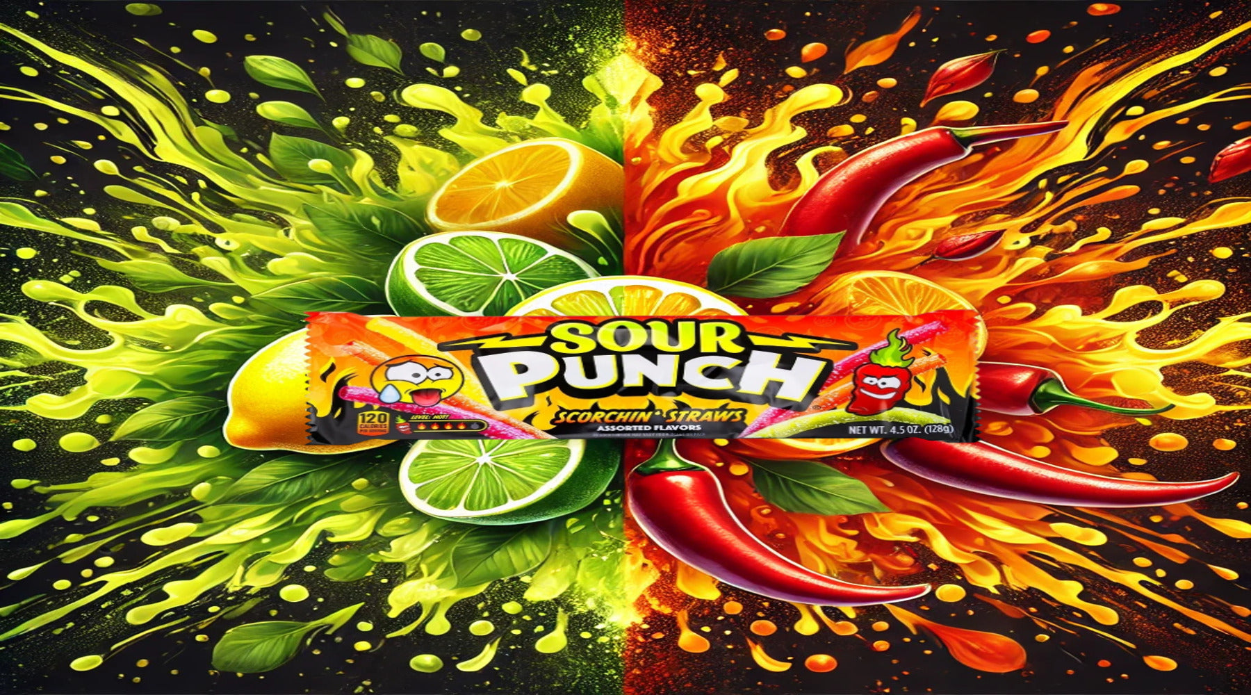 Sour Punch Scorchin' Straws – Sweet Heat Now at YEG Exotic!