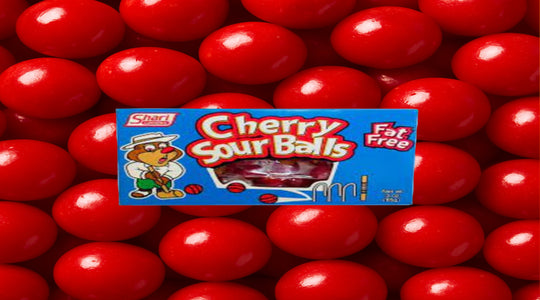 Cherry Sour Balls – Sour Candy at YEG Exotic | Edmonton Candy & Pop