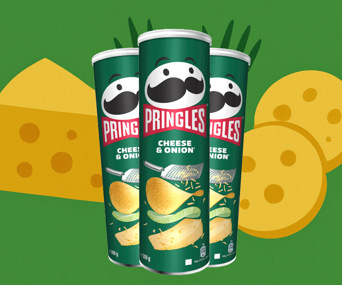 Crunch into Comfort: Pringles Cheese and Onion Now at YEG Exotic