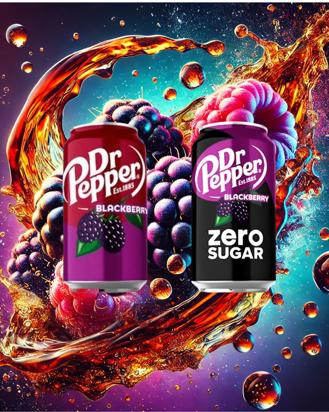 Dr Pepper Blackberry & Dr Pepper Blackberry Zero Sugar: A Bold New Twist Now in Canada!