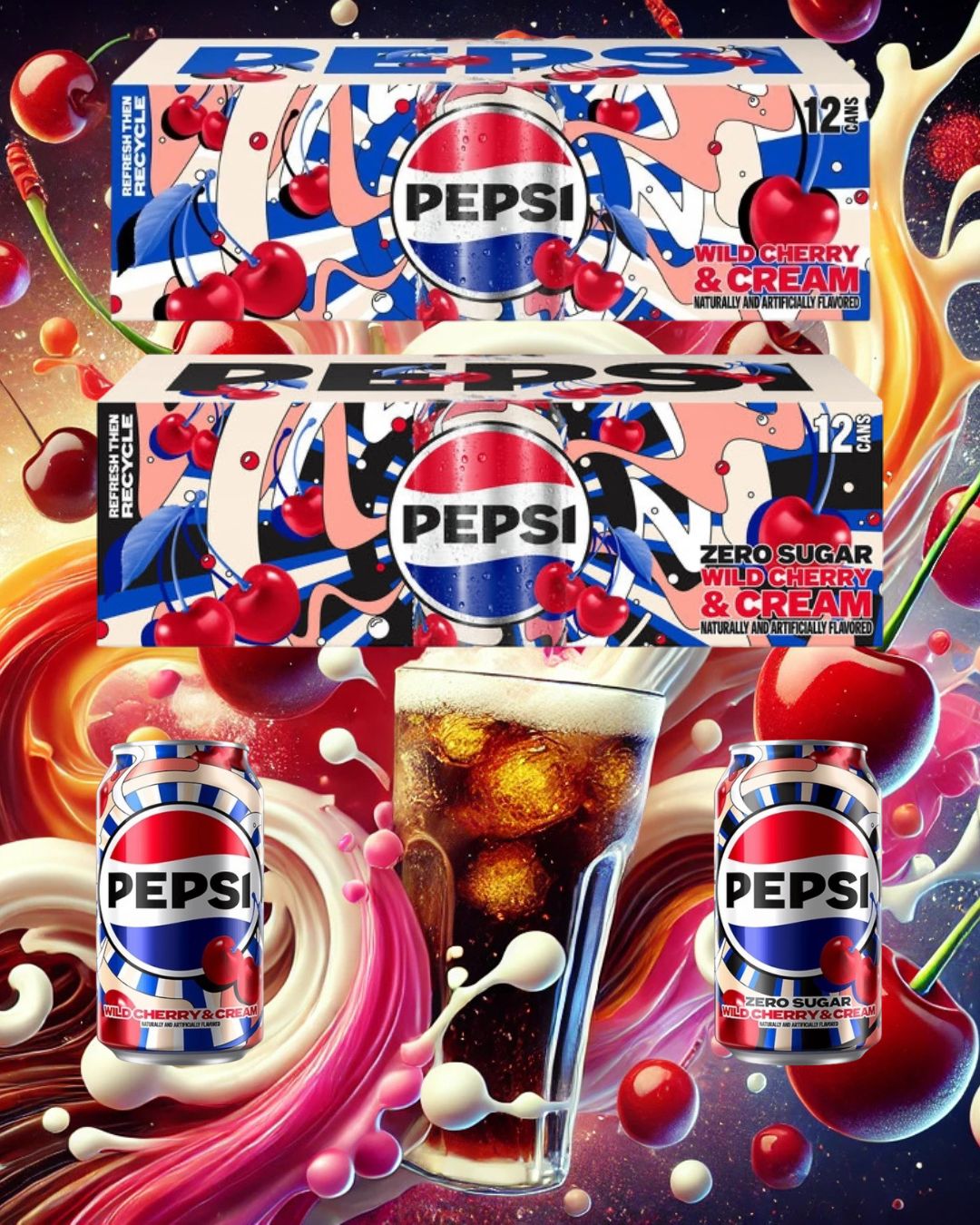 Pepsi Wild Cherry & Cream: A Bold New Twist on Canned Pop at YEG Exotic