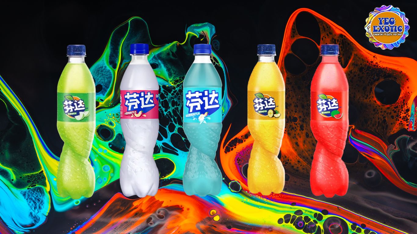 Discover Rare Fanta Flavours from China – Now at YEG Exotic!