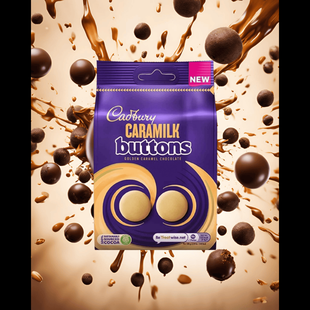 Cadbury Caramilk Buttons – A Bite-Sized Caramel Indulgence at YEG Exotic!