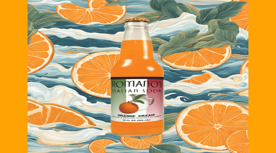 Romano’s Orange Cream Soda – A Creamy Citrus Delight from Italy Soft Drinks!