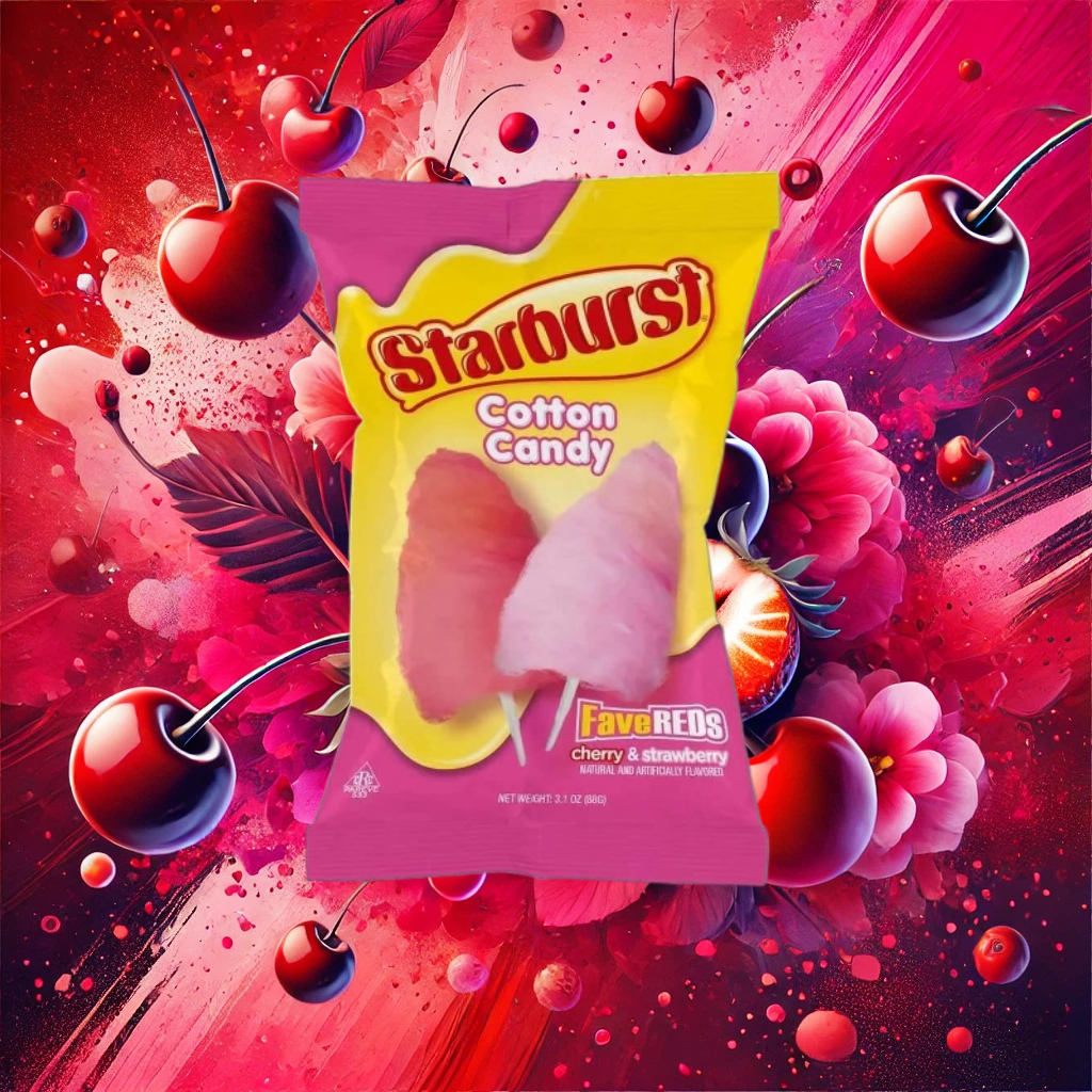 Starburst Cotton Candy: A Sweet, Fluffy Twist on a Classic Treat!