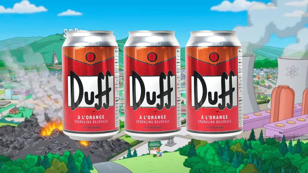 Duff Beer (Sparkling Orange Soda) at YEG Exotic | Edmonton Pop & Candy ...