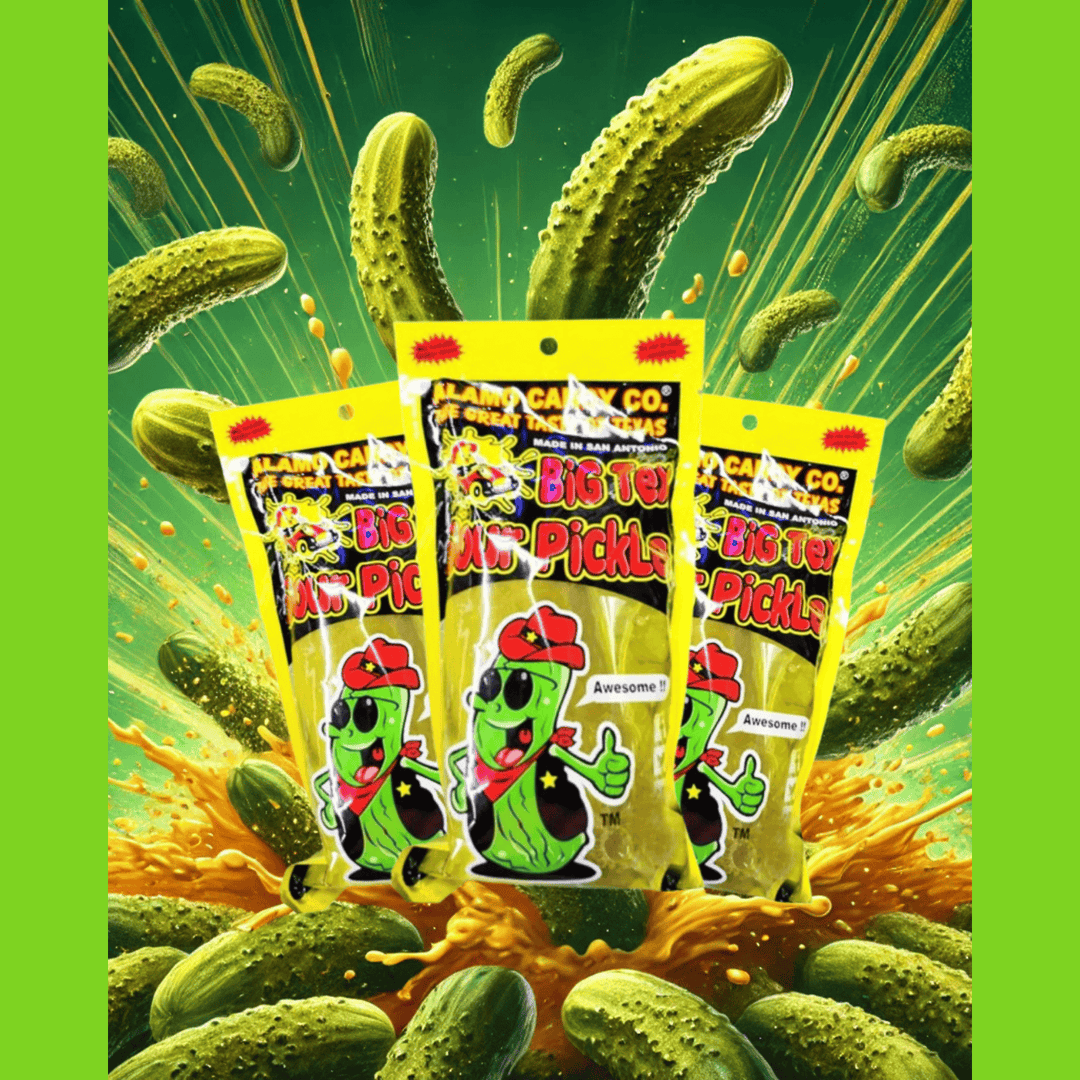 Discover the Bold Flavour of the Big Tex Sour Dill Pickle at YEG Exotic