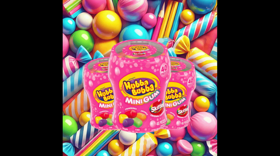 Experience a Burst of Flavour with Hubba Bubba Mini Gum Skittles at YEG Exotic