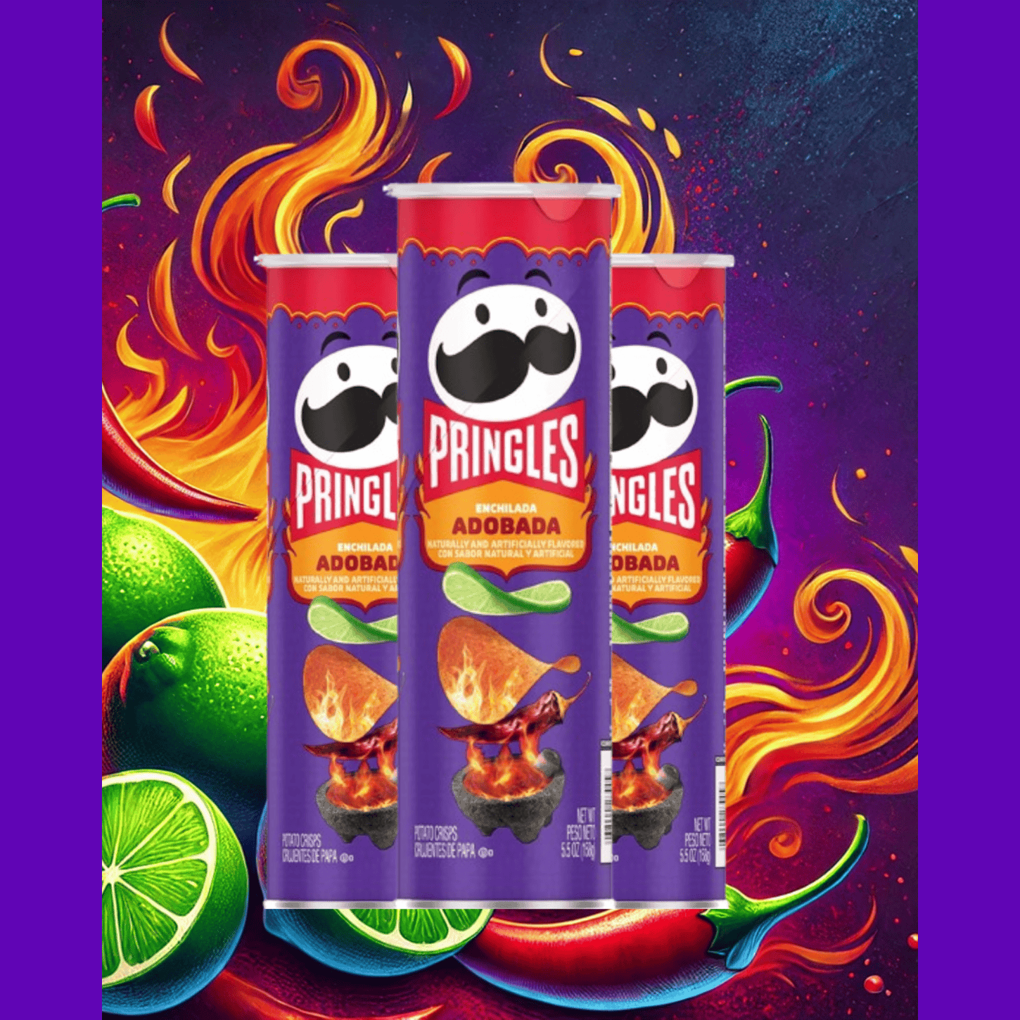 Spice Up Your Snack Game: Pringles Enchilada Adobada Now at YEG Exotic!